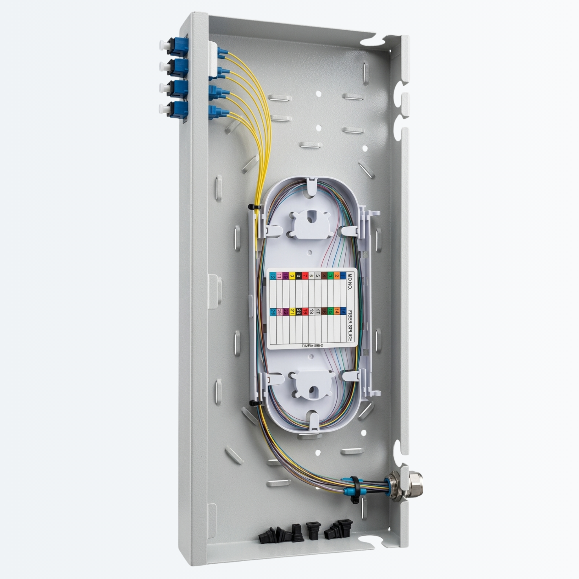 Piombino Dese (PD) – Infrastruttura IT in Fibra Ottica Monomodale Rete a Stella su 3 Rack (1)